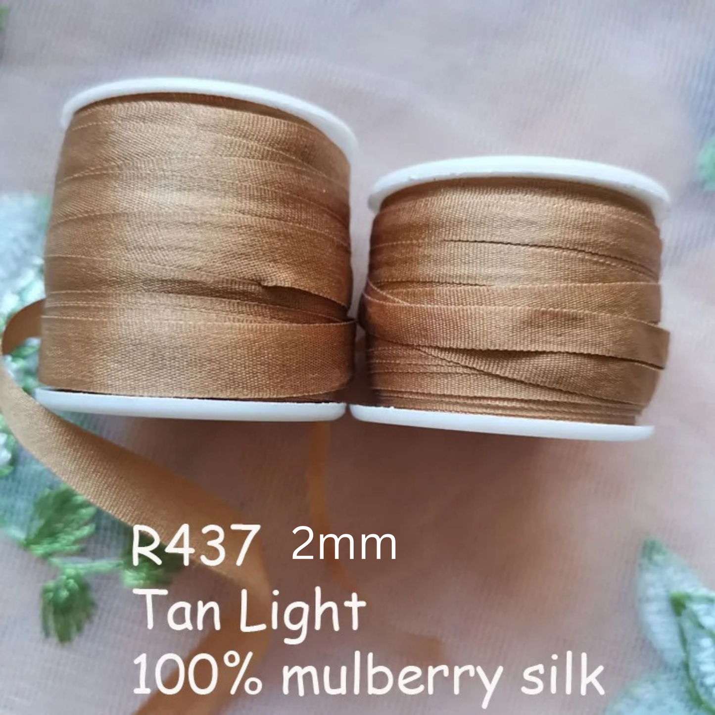 2mm Mulberry Silk Ribbon Natural Pure 100% Silk Ribbons 4mm 7mm 13mm 20mm Silk Ribbon Embroidery Cross Stitch 91 Colours