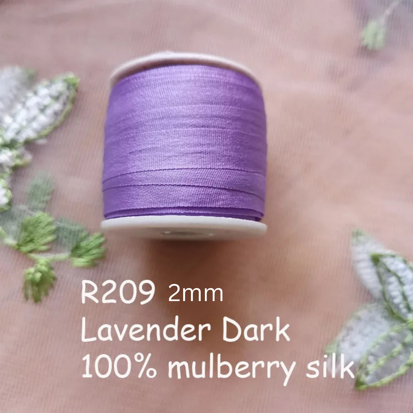 2mm Mulberry Silk Ribbon Natural Pure 100% Silk Ribbons 4mm 7mm 13mm 20mm Silk Ribbon Embroidery Cross Stitch 91 Colours