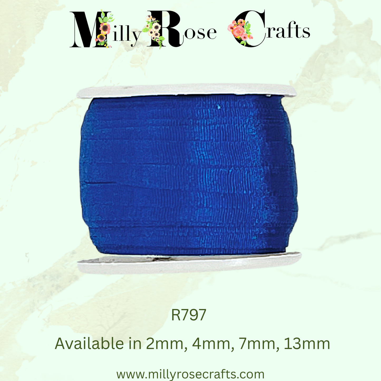 Premium 100% Mulberry Silk Ribbon  Artisan Single Color Collection 2mm,4mm,7mm,13mm,20mm widths