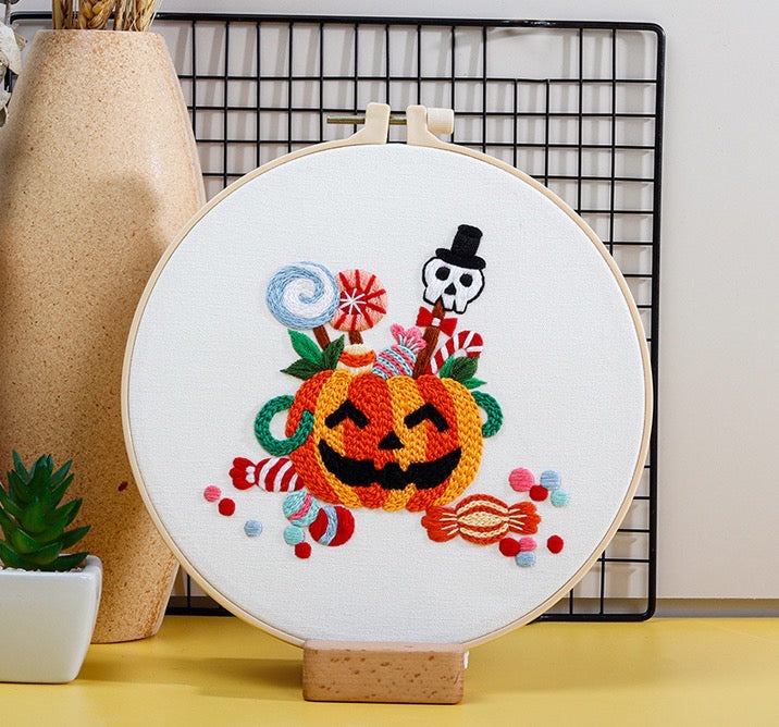 Halloween Embroidery Kit For Beginners