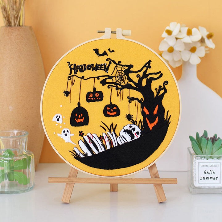 Complete Halloween Embroidery Kit