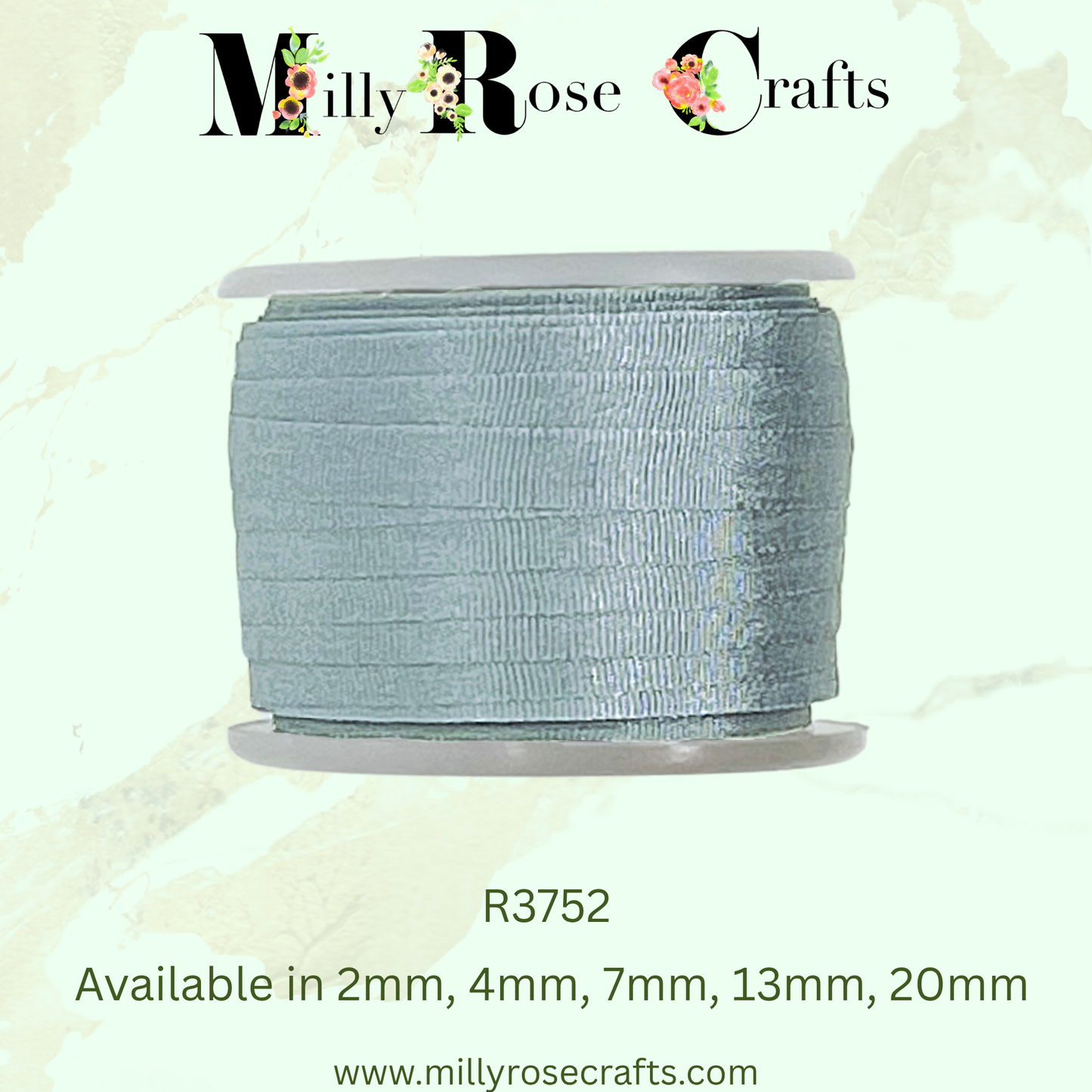 Premium 100% Mulberry Silk Ribbon  Artisan Single Color Collection 2mm,4mm,7mm,13mm,20mm widths