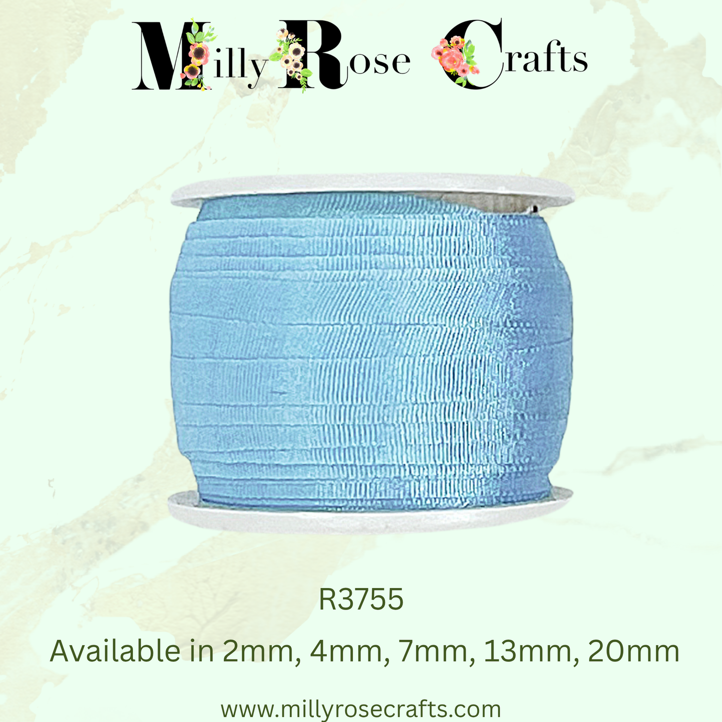 Premium 100% Mulberry Silk Ribbon  Artisan Single Color Collection 2mm,4mm,7mm,13mm,20mm widths