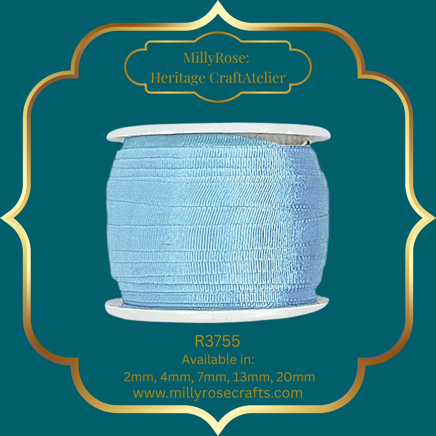 Premium 100% Mulberry Silk Ribbon  Artisan Single Color Collection 2mm,4mm,7mm,13mm,20mm widths