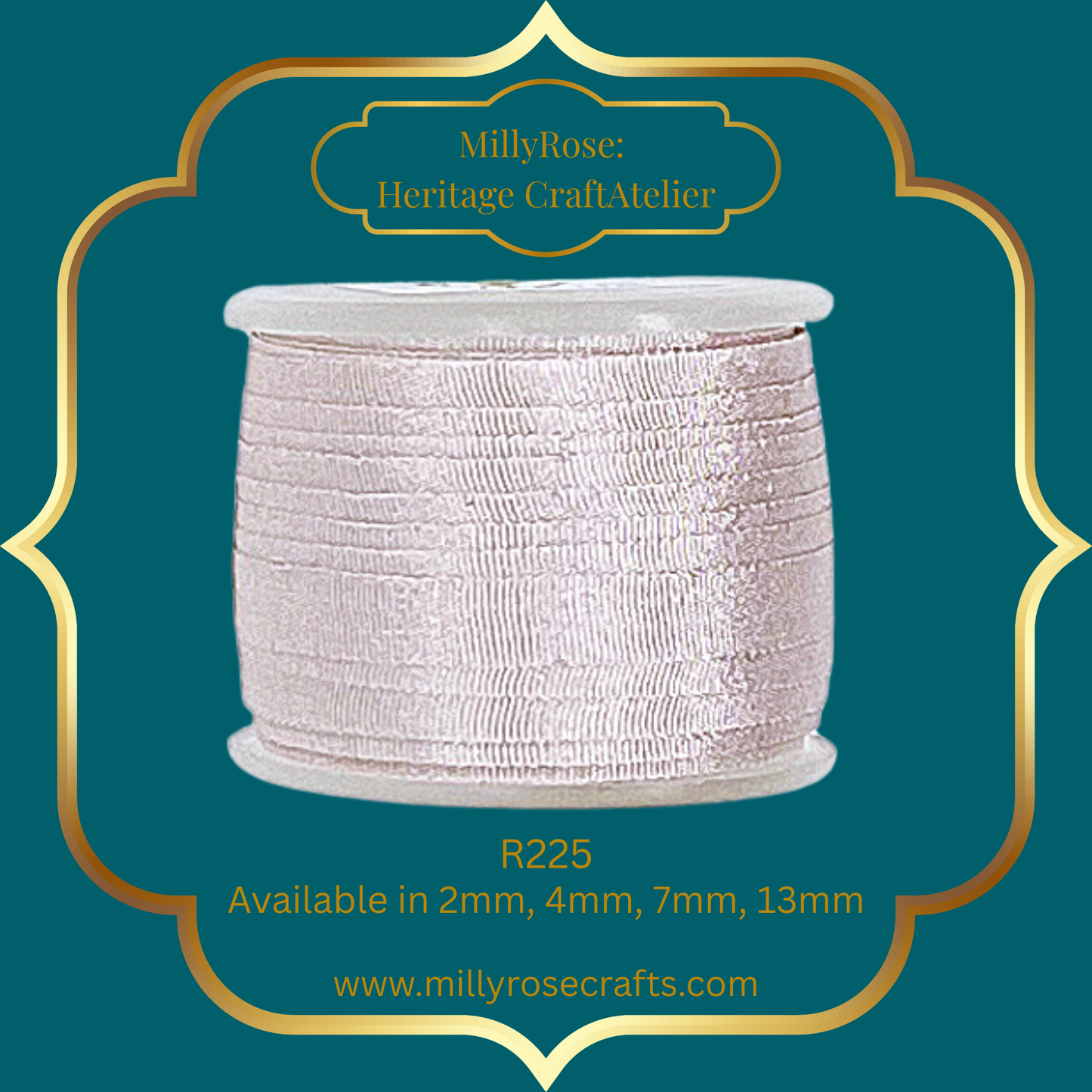 Premium 100% Mulberry Silk Ribbon  Artisan Single Color Collection 2mm,4mm,7mm,13mm,20mm widths