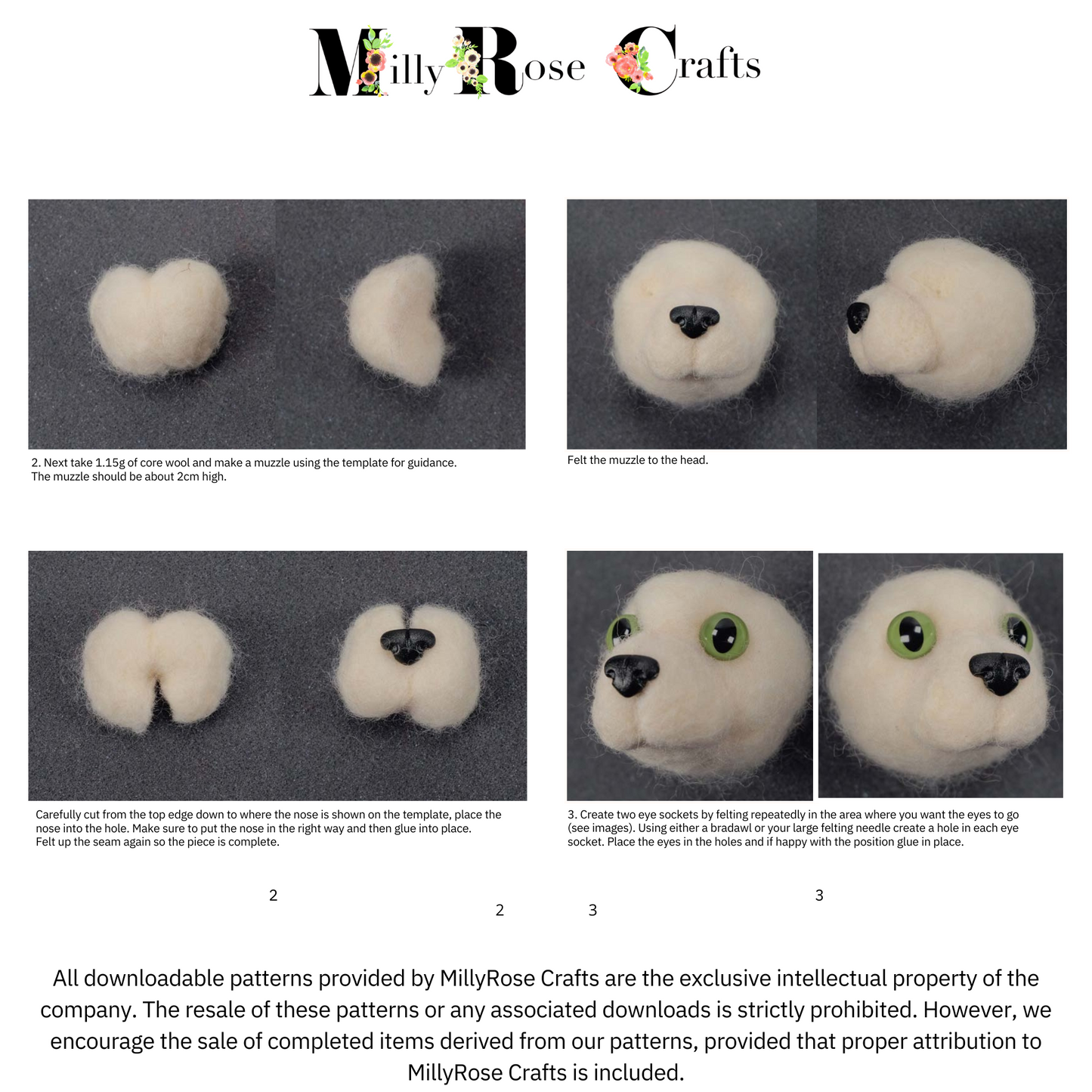 Spud the Cat Needle Felting Download Pattern .pdf Tuxedo Cat Felting Pattern Beginner's Kitten Needle Felting Guide pdf Download DIY Felting