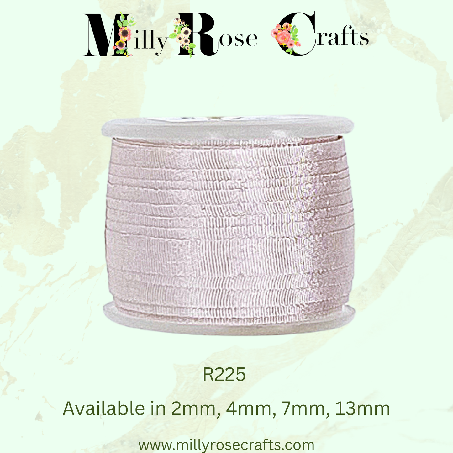 Premium 100% Mulberry Silk Ribbon  Artisan Single Color Collection 2mm,4mm,7mm,13mm,20mm widths