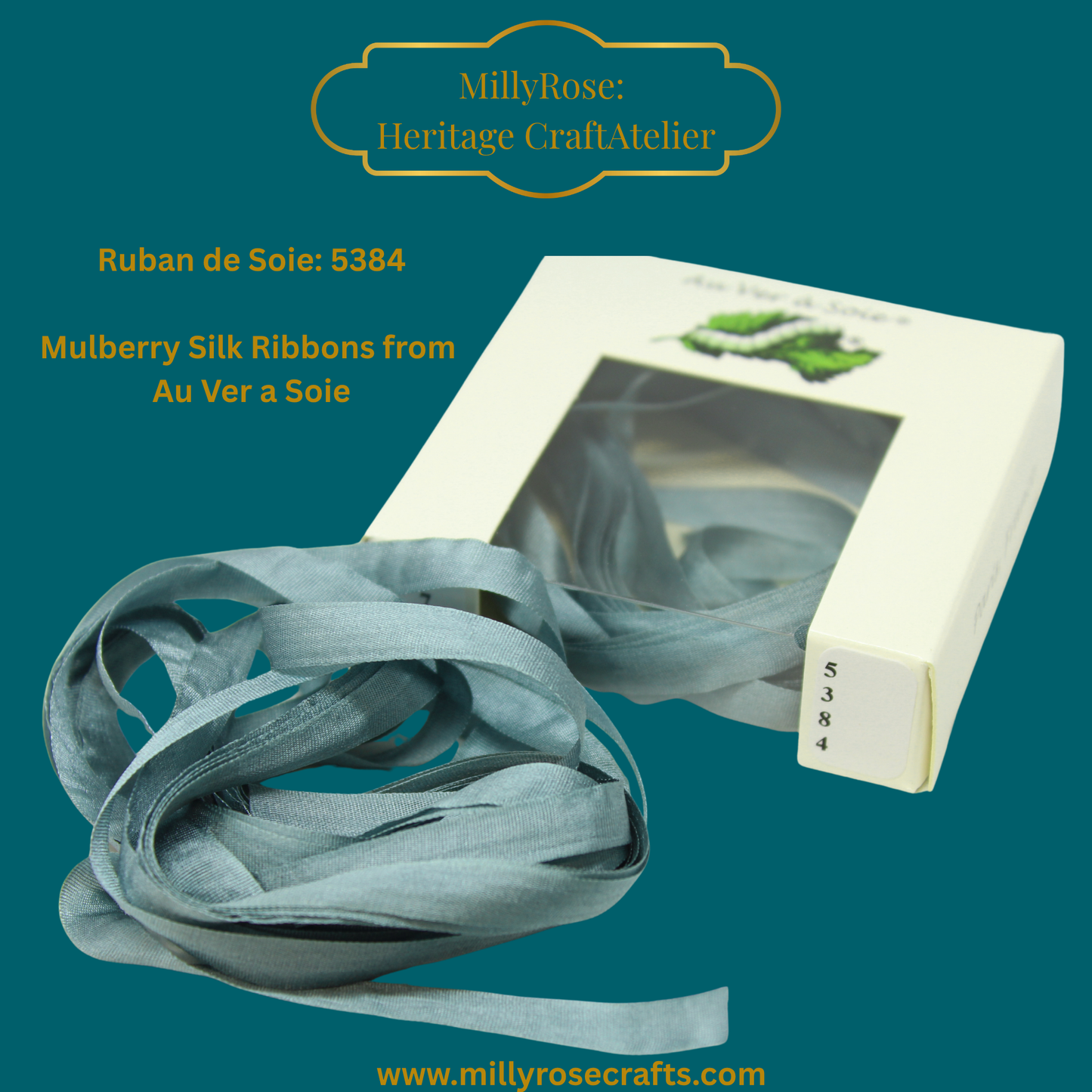 Au Ver à Soie 4mm 7mm mulberry silk 5384  official swatch