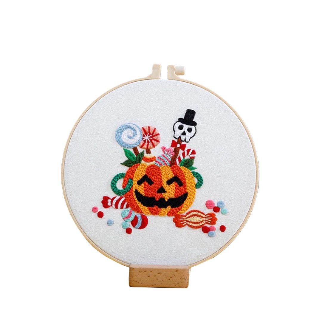 Halloween Embroidery Kit For Beginners