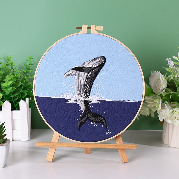 Kingfisher Whale Sea Turtle Swan Embroidery kits