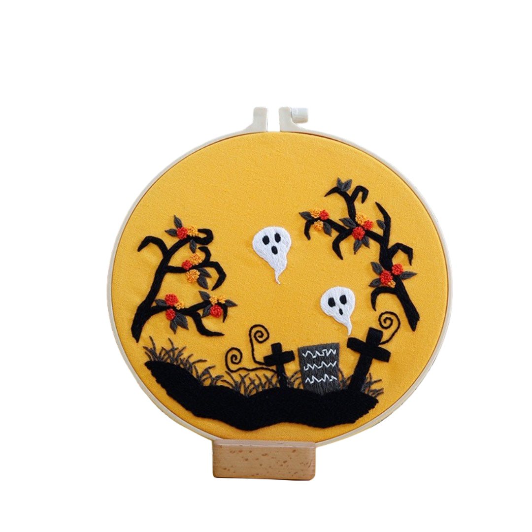 Halloween Embroidery Kit For Beginners