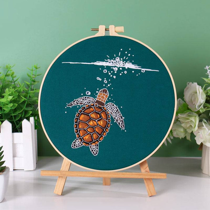 Kingfisher Whale Sea Turtle Swan Embroidery kits