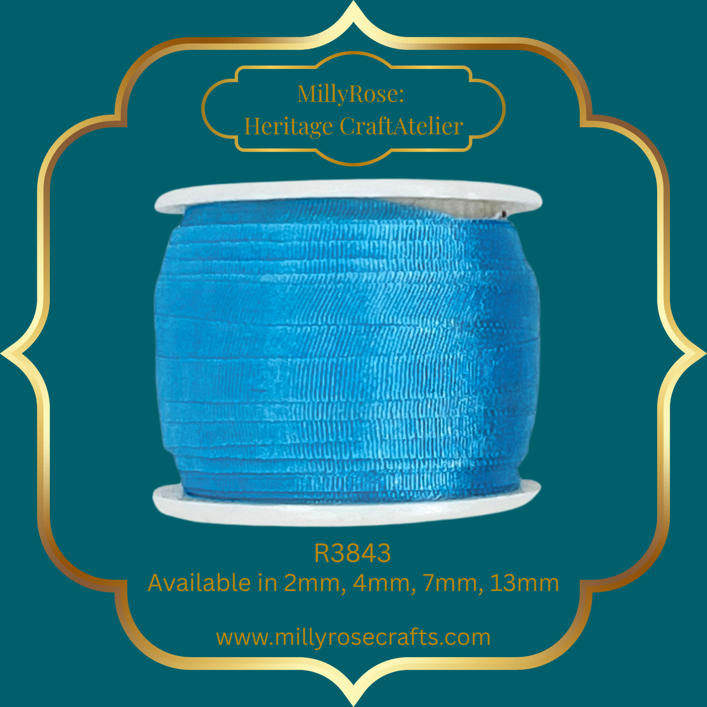 Premium 100% Mulberry Silk Ribbon  Artisan Single Color Collection 2mm,4mm,7mm,13mm,20mm widths