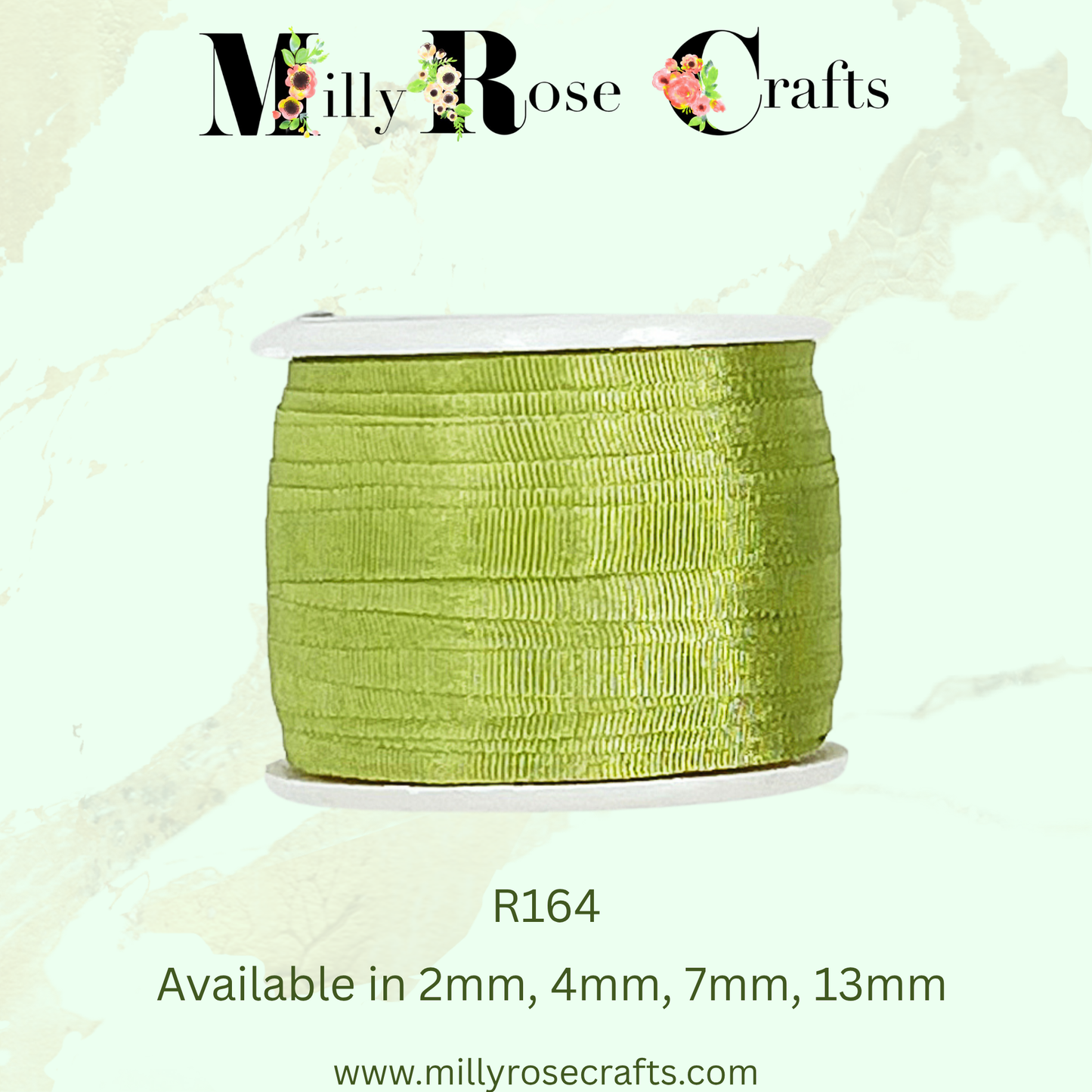 Premium 100% Mulberry Silk Ribbon  Artisan Single Color Collection 2mm,4mm,7mm,13mm,20mm widths