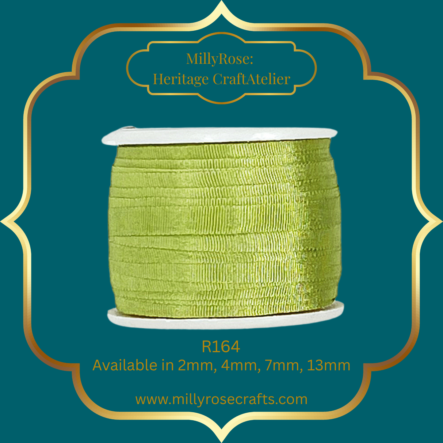 Premium 100% Mulberry Silk Ribbon  Artisan Single Color Collection 2mm,4mm,7mm,13mm,20mm widths
