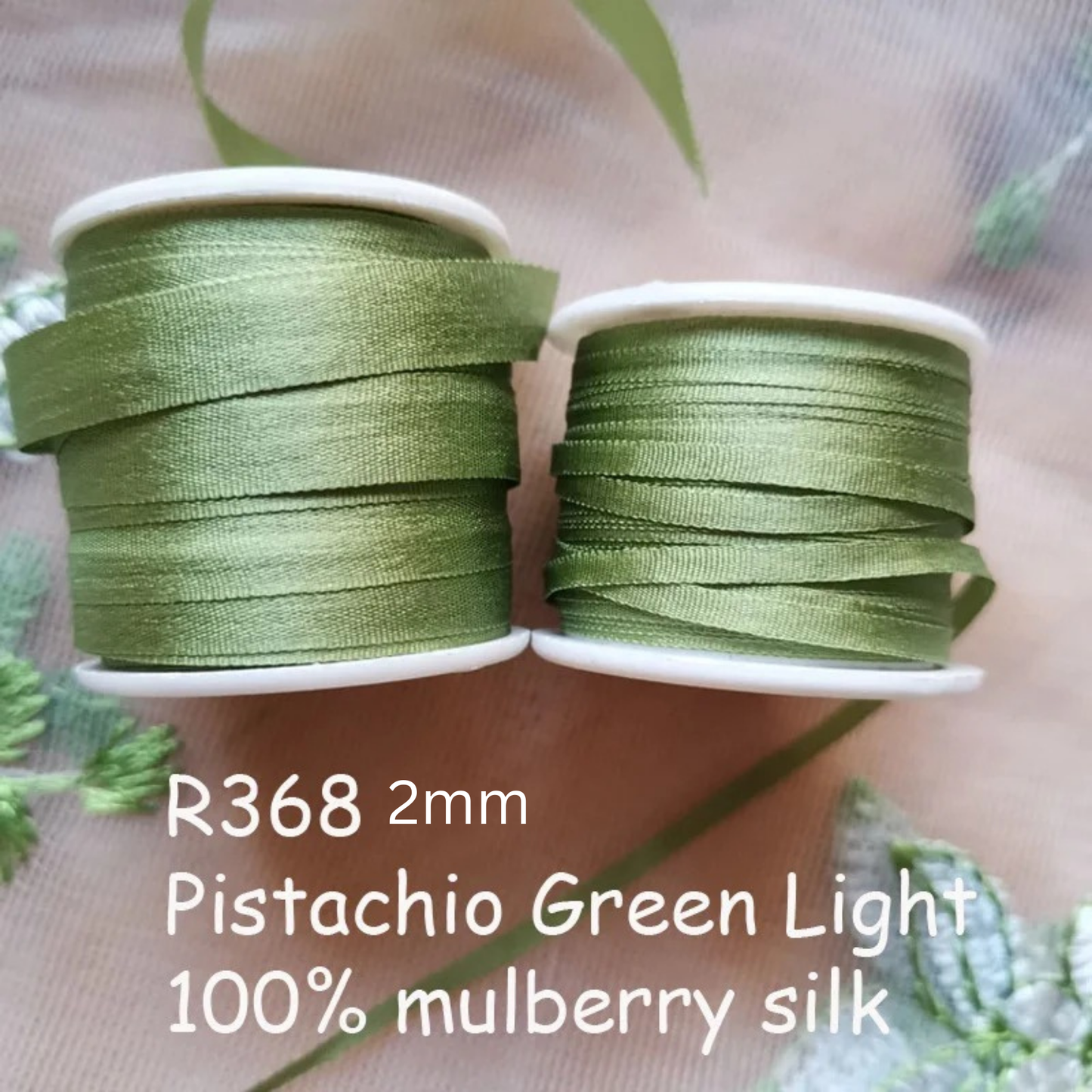 2mm Mulberry Silk Ribbon Natural Pure 100% Silk Ribbons 4mm 7mm 13mm 20mm Silk Ribbon Embroidery Cross Stitch 91 Colours