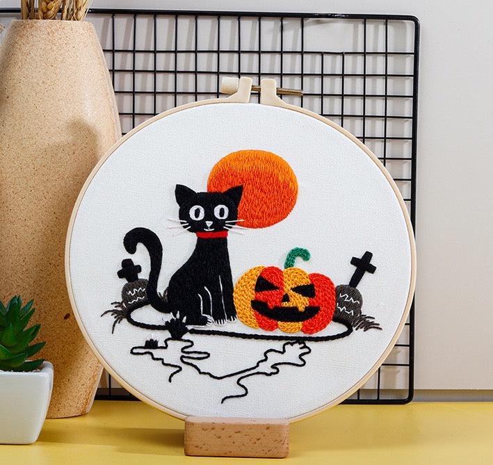 Halloween Embroidery Kit For Beginners