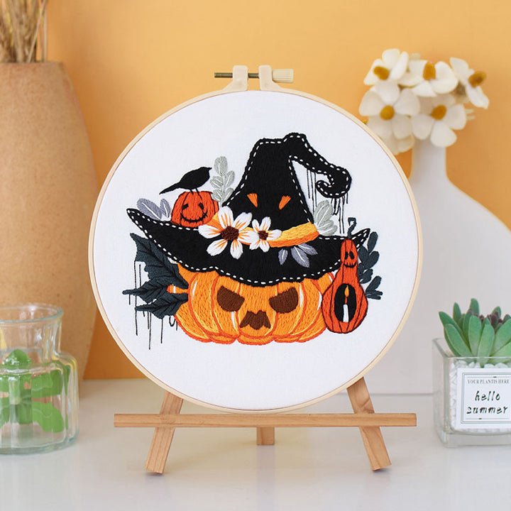 Complete Halloween Embroidery Kit