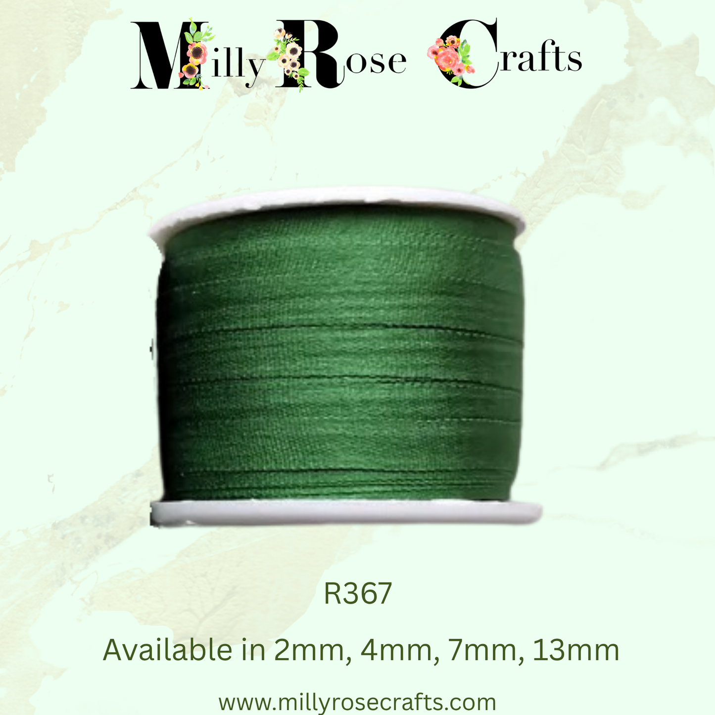Premium 100% Mulberry Silk Ribbon  Artisan Single Color Collection 2mm,4mm,7mm,13mm,20mm widths