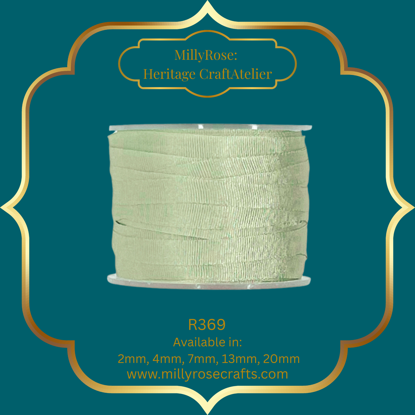Premium 100% Mulberry Silk Ribbon  Artisan Single Color Collection 2mm,4mm,7mm,13mm,20mm widths