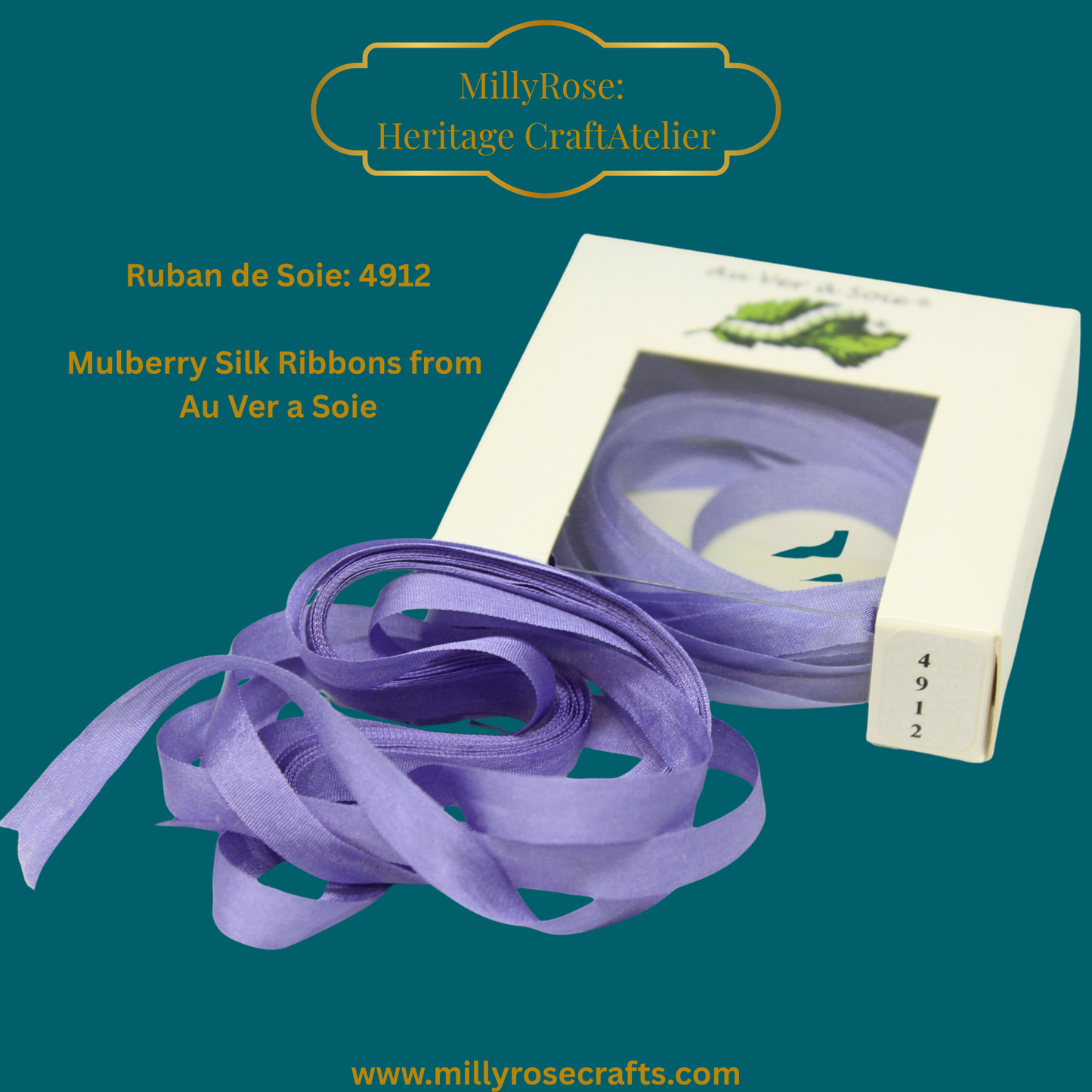 Au Ver à Soie 4mm 7mm mulberry silk 4912 official swatch