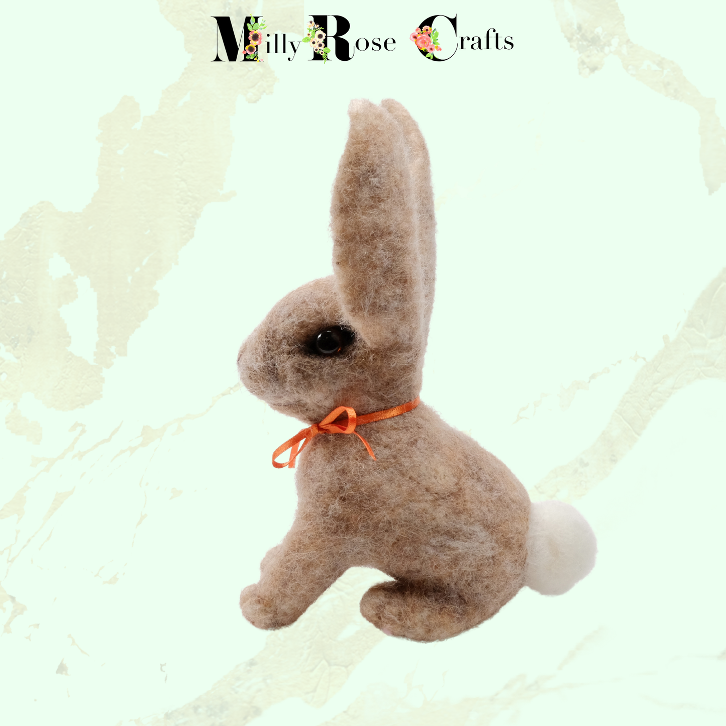 Rabbit Needle Felting Download Pattern .pdf Floppy Eared Rabbit Felting Pattern Beginner's Needle Felting Guide pdf Download DIY Felting