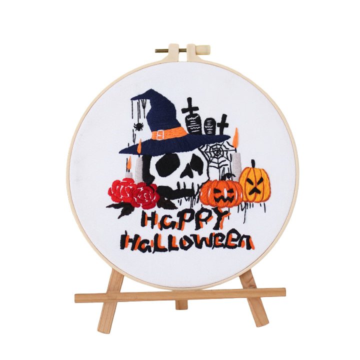 Complete Halloween Embroidery Kit