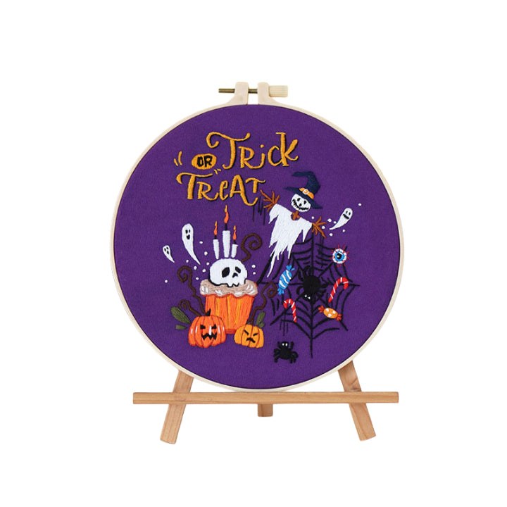 Complete Halloween Embroidery Kit