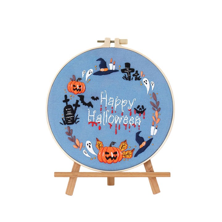 Complete Halloween Embroidery Kit