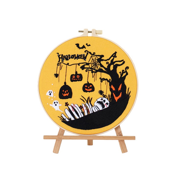 Complete Halloween Embroidery Kit