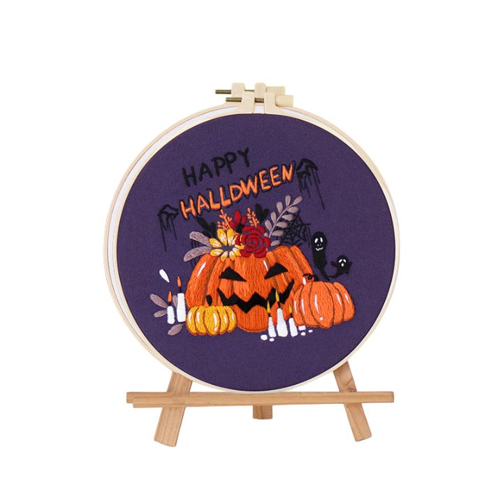 Complete Halloween Embroidery Kit