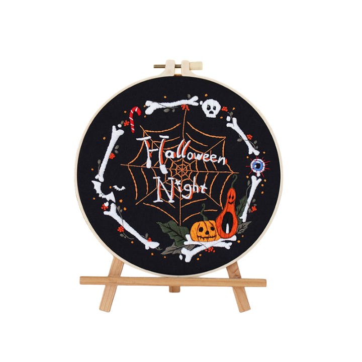 Complete Halloween Embroidery Kit