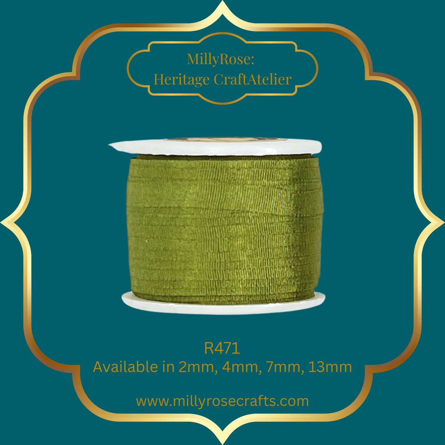 Premium 100% Mulberry Silk Ribbon  Artisan Single Color Collection 2mm,4mm,7mm,13mm,20mm widths