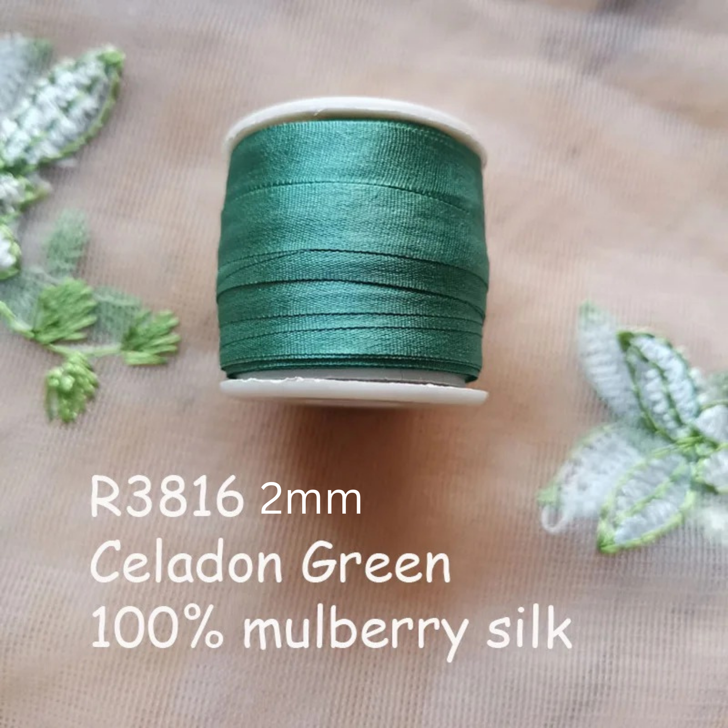 2mm Mulberry Silk Ribbon Natural Pure 100% Silk Ribbons 4mm 7mm 13mm 20mm Silk Ribbon Embroidery Cross Stitch 91 Colours