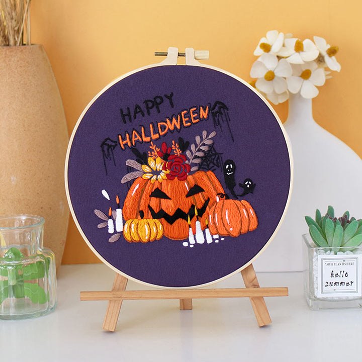 Complete Halloween Embroidery Kit