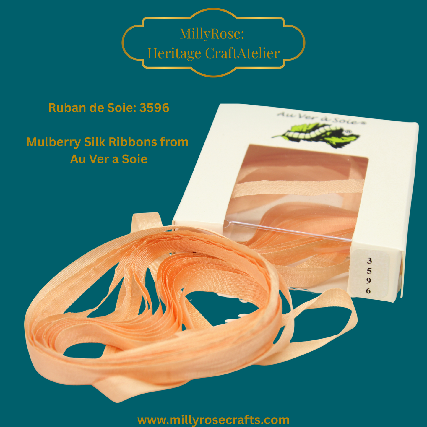 Au Ver à Soie 4mm 7mm mulberry silk 3596  official swatch