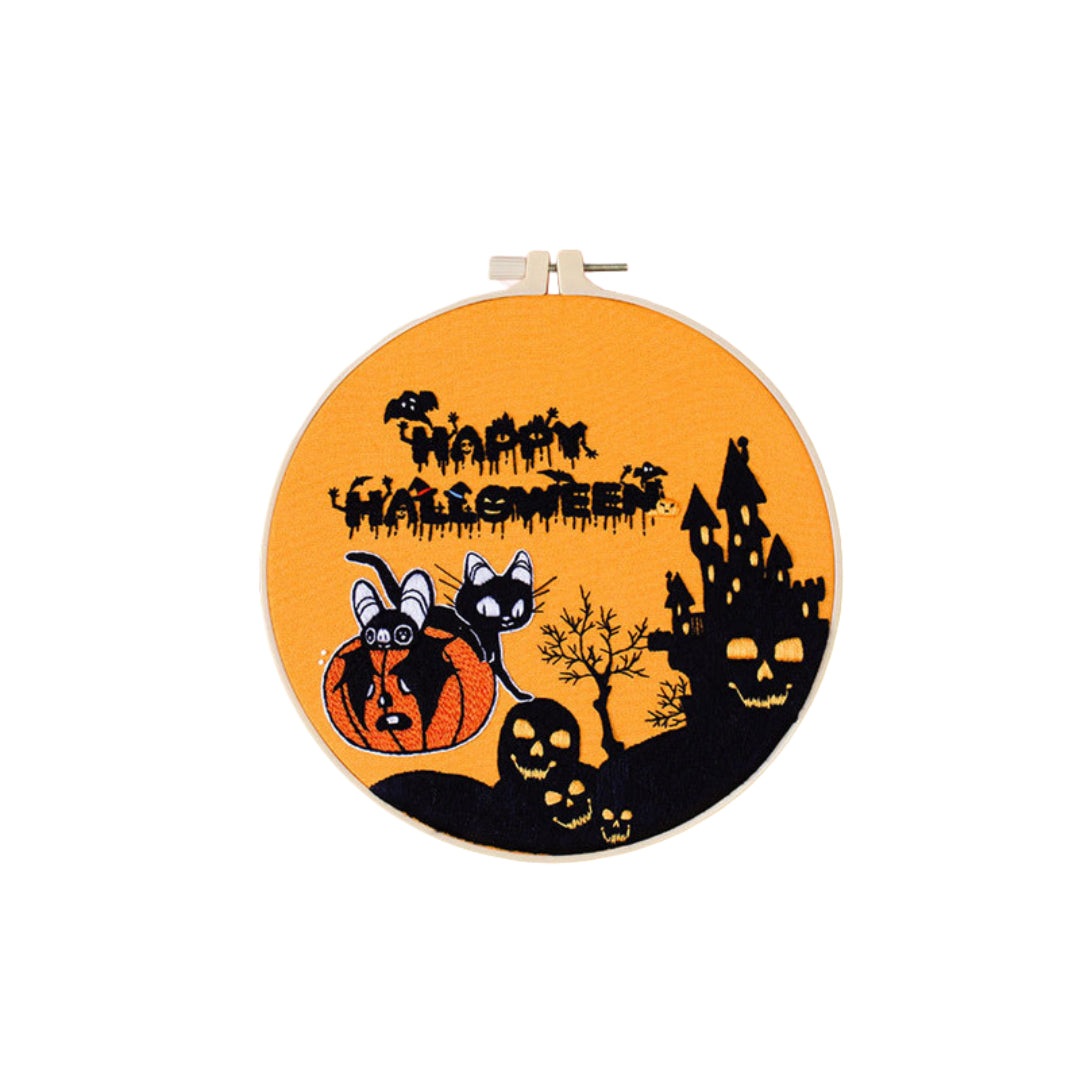 Complete Halloween Embroidery Kit