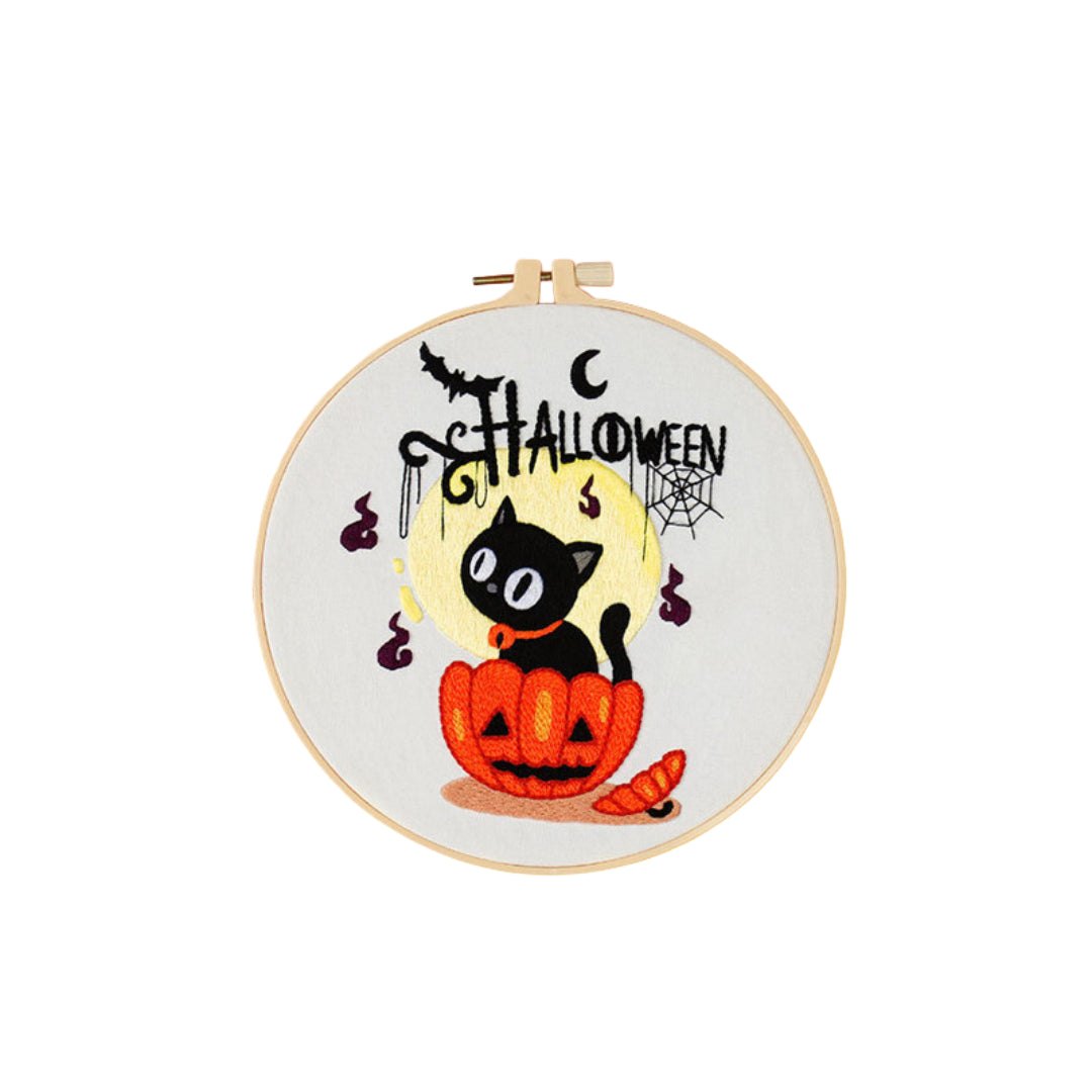 Complete Halloween Embroidery Kit