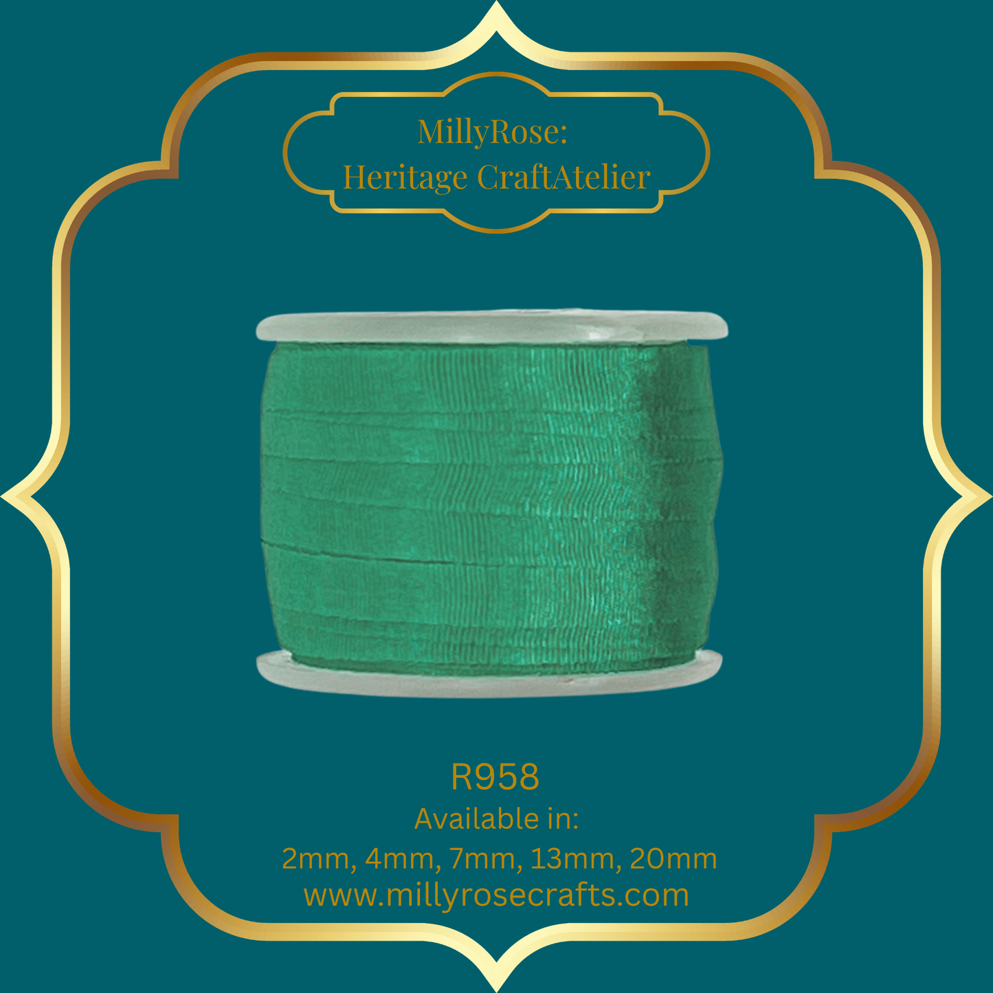Premium 100% Mulberry Silk Ribbon  Artisan Single Color Collection 2mm,4mm,7mm,13mm,20mm widths