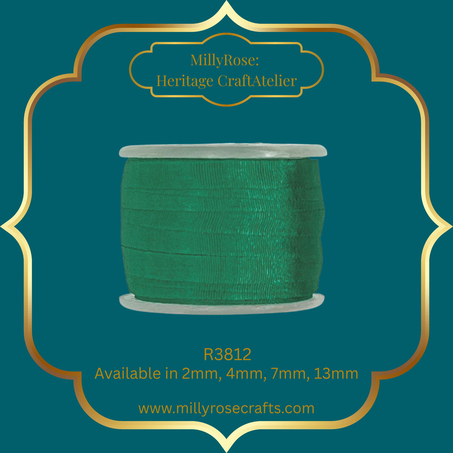 Premium 100% Mulberry Silk Ribbon  Artisan Single Color Collection 2mm,4mm,7mm,13mm,20mm widths