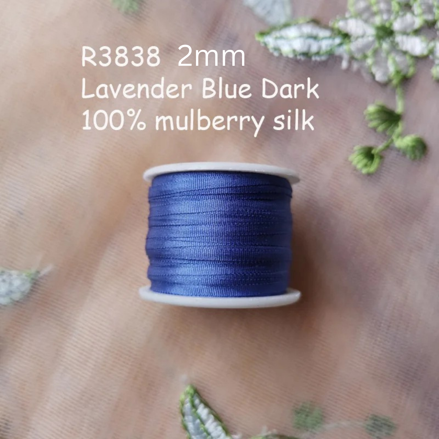 2mm Mulberry Silk Ribbon Natural Pure 100% Silk Ribbons 4mm 7mm 13mm 20mm Silk Ribbon Embroidery Cross Stitch 91 Colours