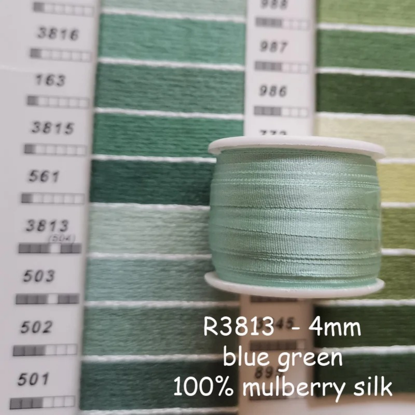 4mm Mulberry Silk Ribbon Natural Pure 100% Silk Ribbons 2mm 7mm 13mm 20mm Silk Ribbon Embroidery Cross Stitch 91 Colours