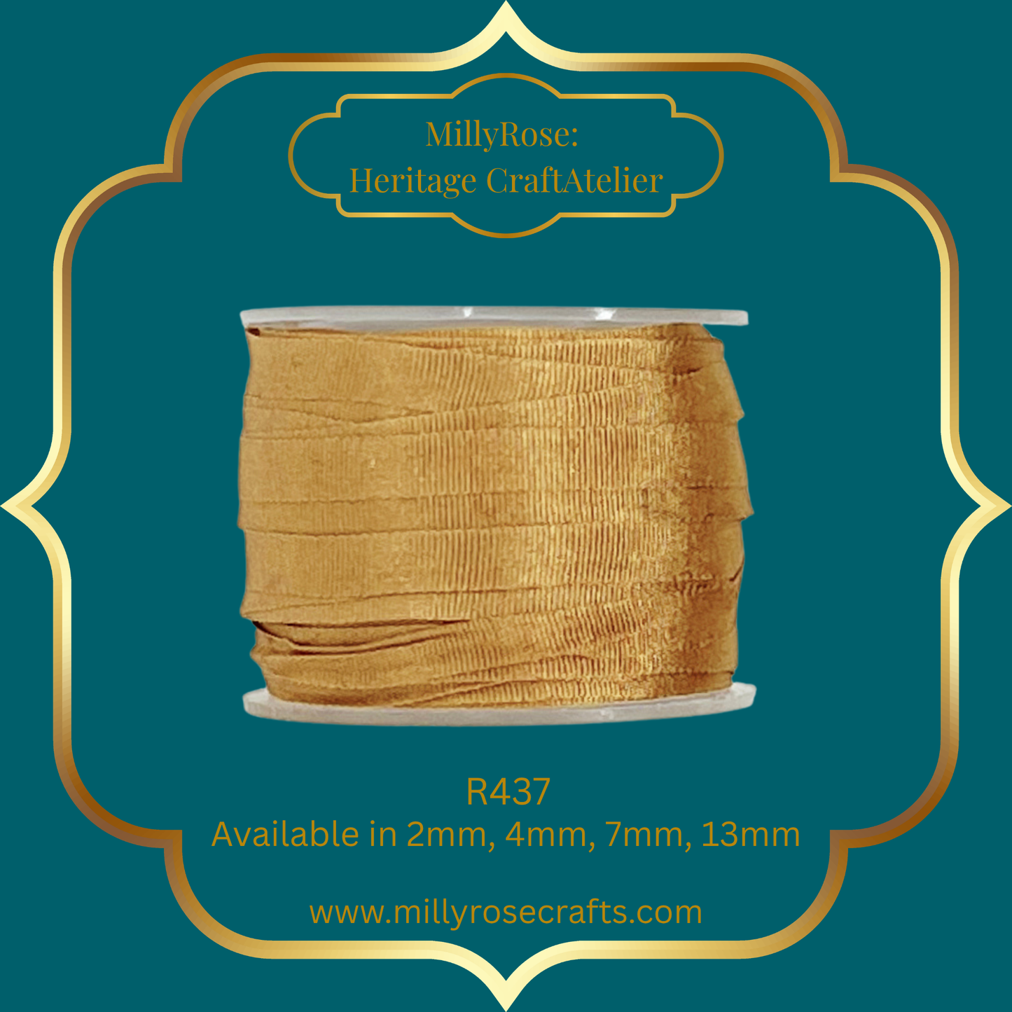 Premium 100% Mulberry Silk Ribbon  Artisan Single Color Collection 2mm,4mm,7mm,13mm,20mm widths
