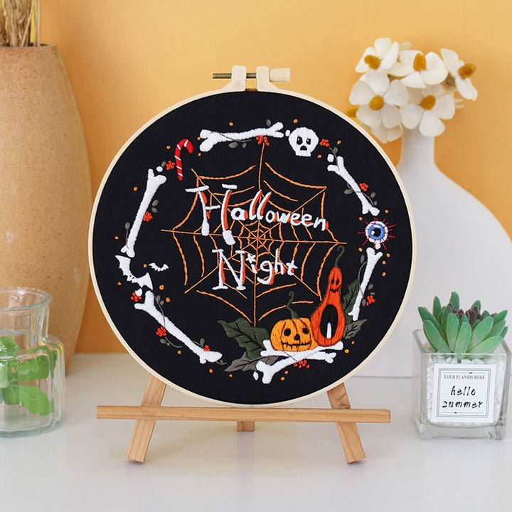 Complete Halloween Embroidery Kit