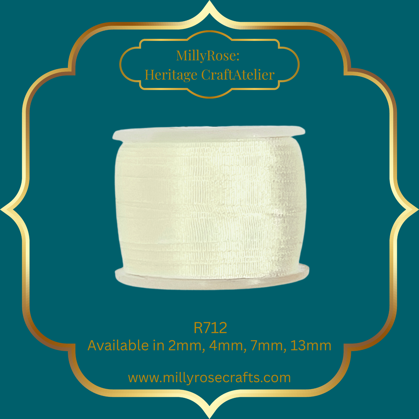 Premium 100% Mulberry Silk Ribbon  Artisan Single Color Collection 2mm,4mm,7mm,13mm,20mm widths