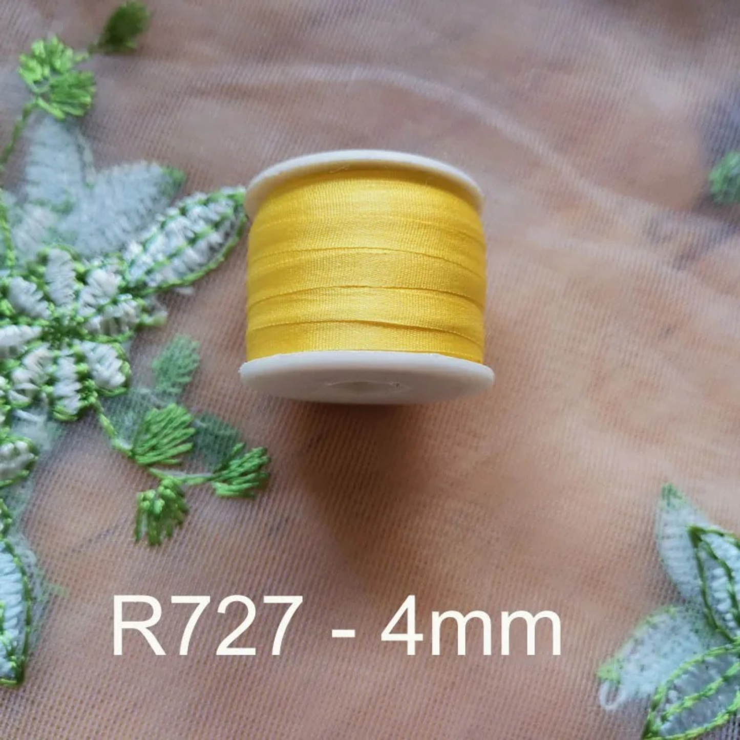 4mm Mulberry Silk Ribbon Natural Pure 100% Silk Ribbons 2mm 7mm 13mm 20mm Silk Ribbon Embroidery Cross Stitch 91 Colours