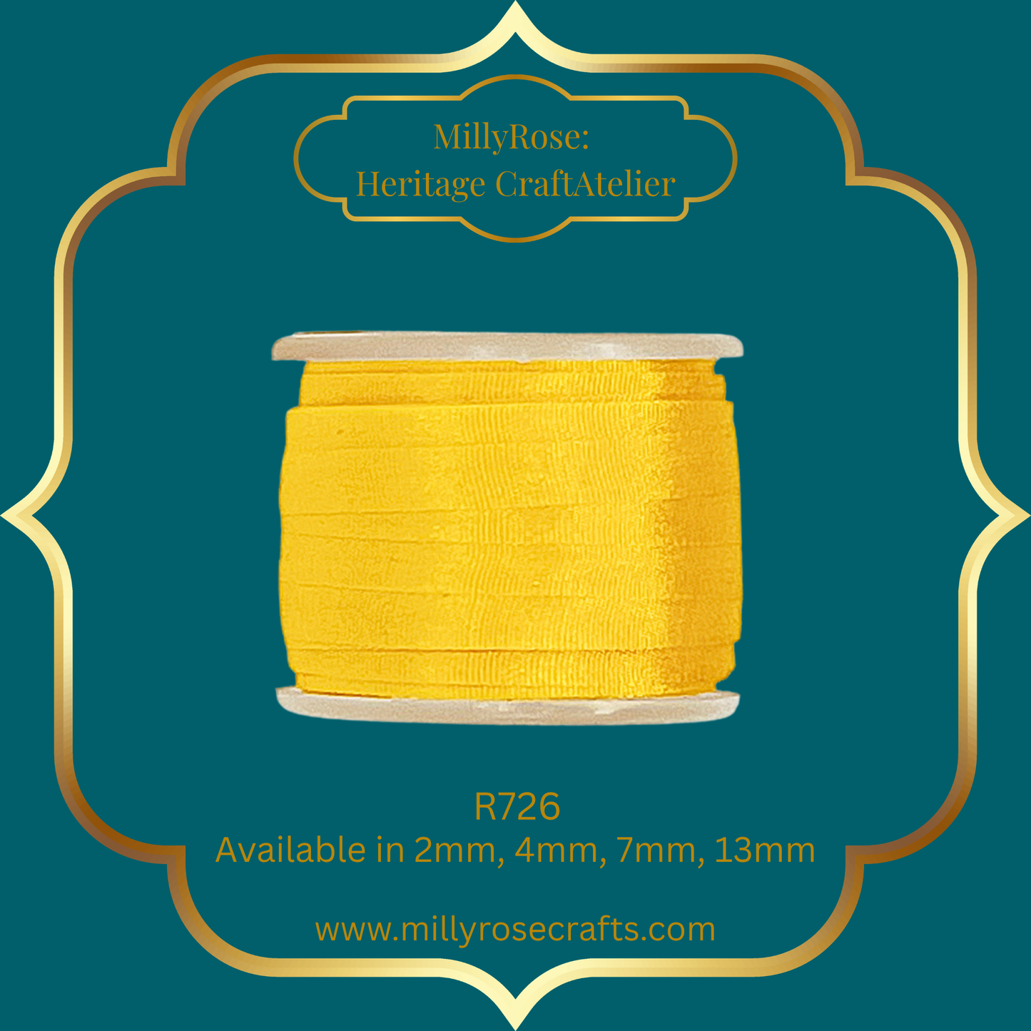 Premium 100% Mulberry Silk Ribbon  Artisan Single Color Collection 2mm,4mm,7mm,13mm,20mm widths