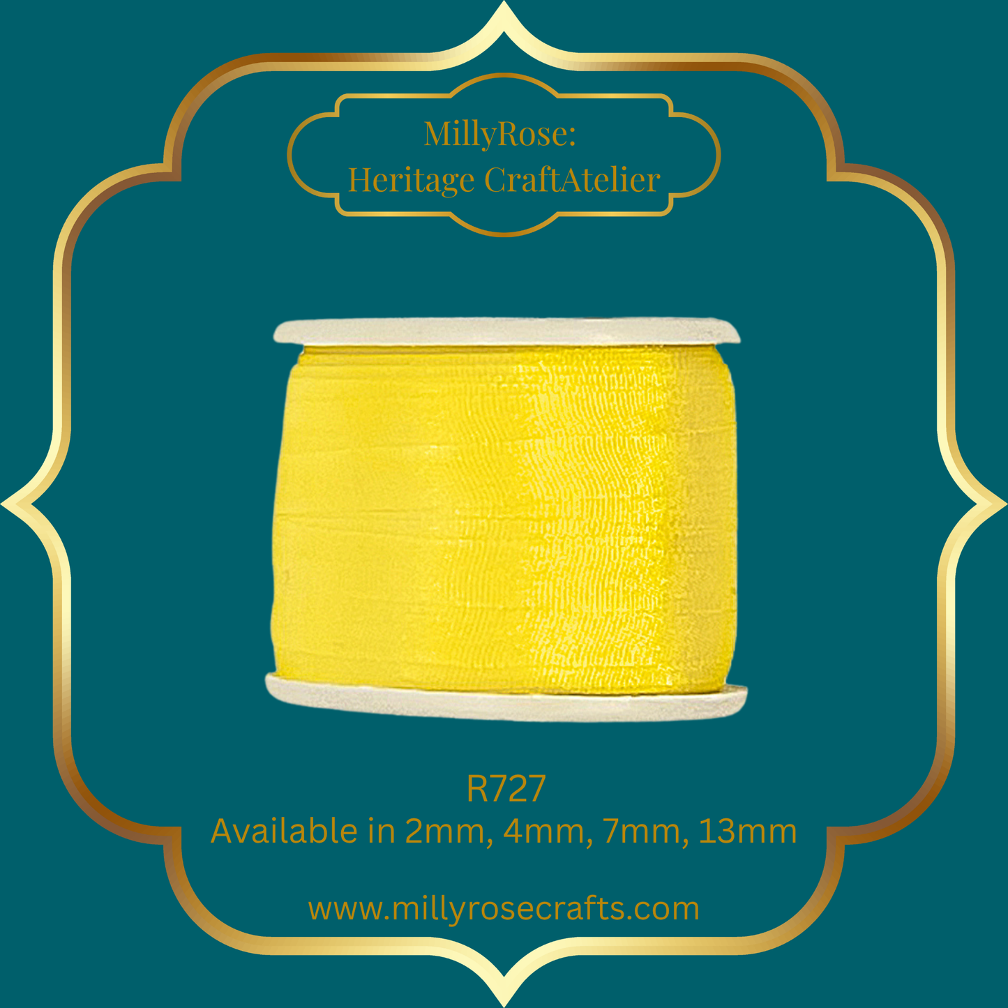 Premium 100% Mulberry Silk Ribbon  Artisan Single Color Collection 2mm,4mm,7mm,13mm,20mm widths