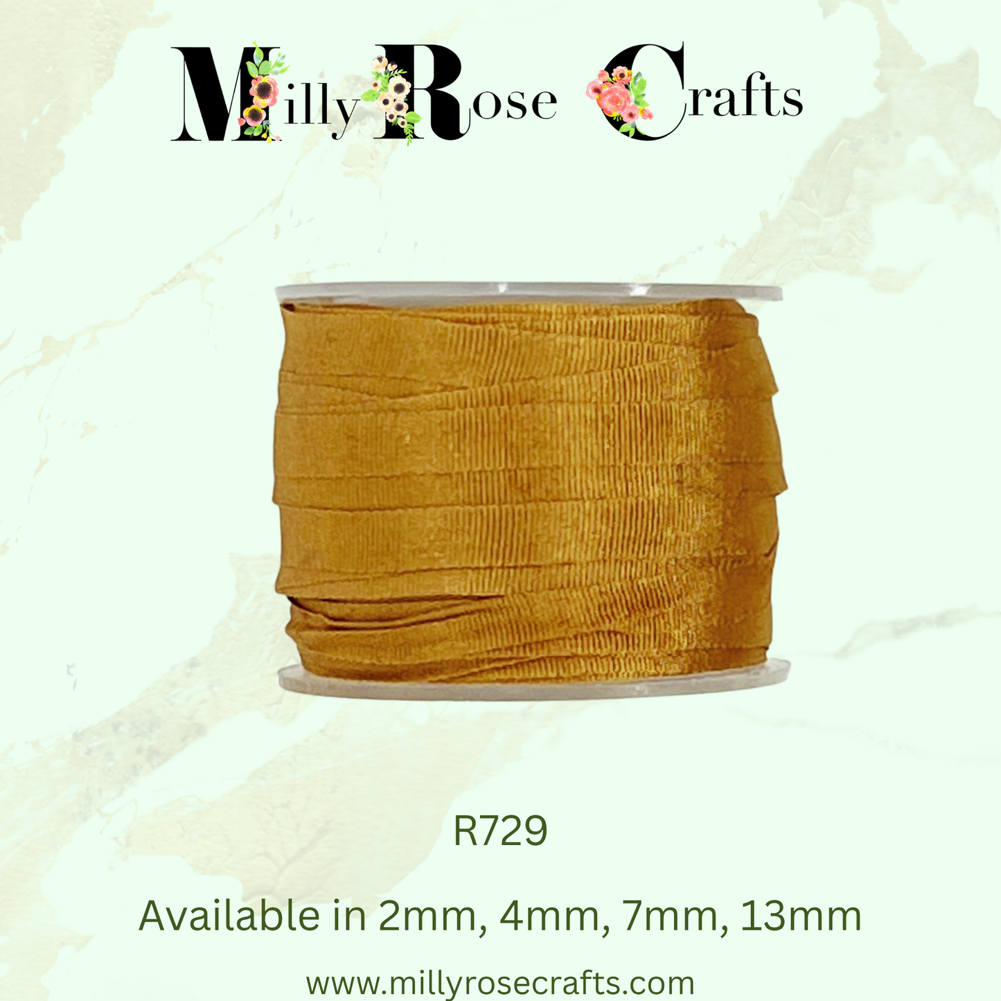 Premium 100% Mulberry Silk Ribbon  Artisan Single Color Collection 2mm,4mm,7mm,13mm,20mm widths