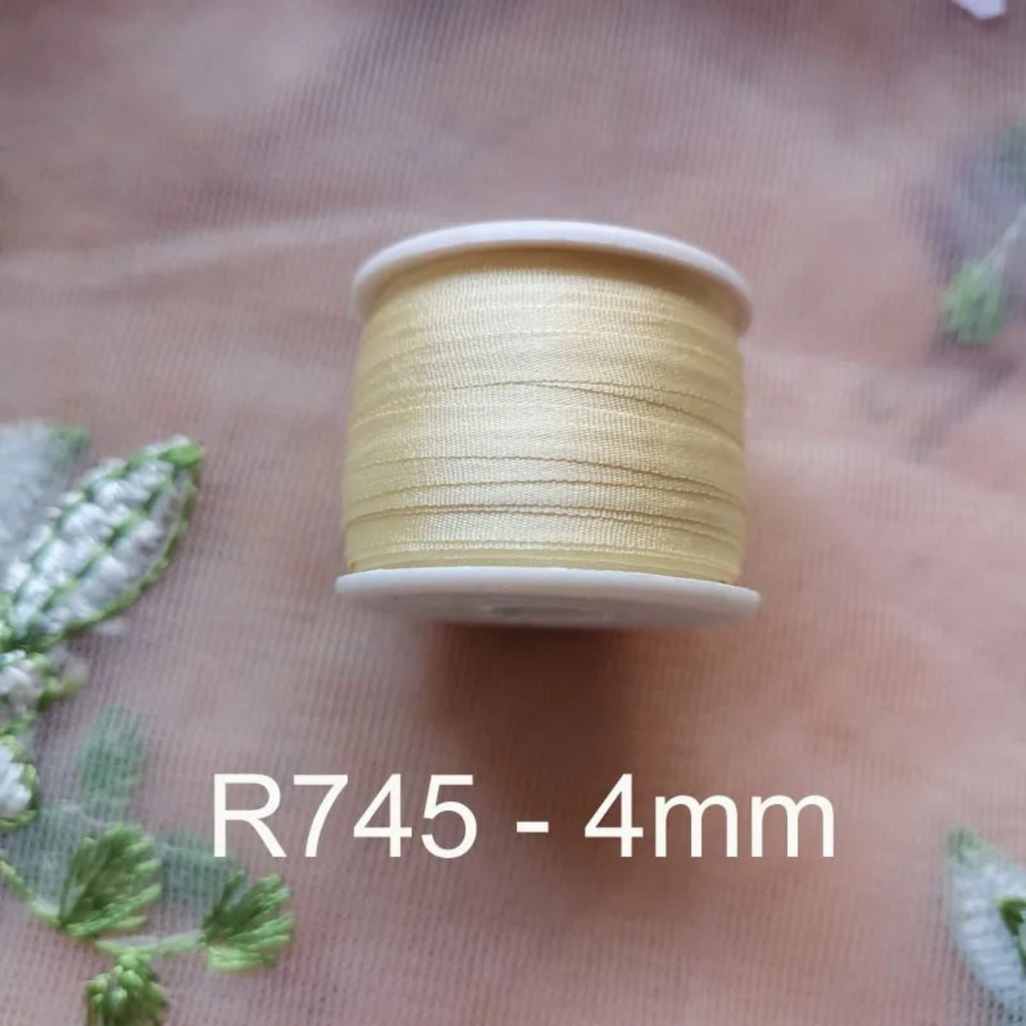 4mm Mulberry Silk Ribbon Natural Pure 100% Silk Ribbons 2mm 7mm 13mm 20mm Silk Ribbon Embroidery Cross Stitch 91 Colours